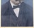 American Folk Art Hand Painted Tintype Gentleman Portrait in Walnut Frame For Sale - Image 4 of 13