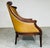 1990s Louis XVI Style Tufted Golden Cognac Leather Lounge Chair by Old Hickory Tannery For Sale - Image 5 of 12