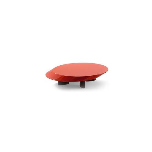 Cassina Brown Lacquered Wood Accordo Low Table by Charlotte Perriand for Cassina For Sale - Image 4 of 11