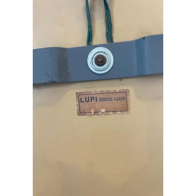 Mirror with Light Blue Glass Border, 1950s For Sale - Image 11 of 12