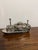 Charming vintage Natchez Mississippi Riverboat drink caddy and music box, designed in the form of a classic paddlewheel...