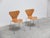 Pair of ‘Series 7’ dining chairs designed by Arne Jacobsen in 1955. These examples are made of beautiful warm oak wood. In...