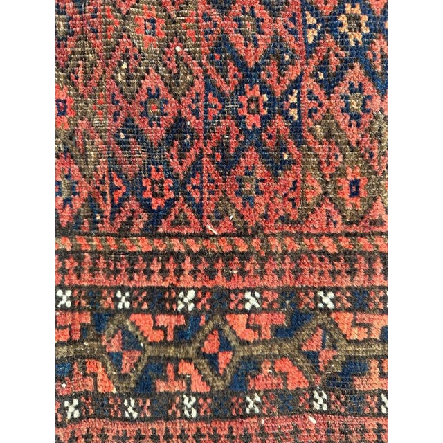 Turkmen Baluch Rug, 1950s For Sale - Image 14 of 18