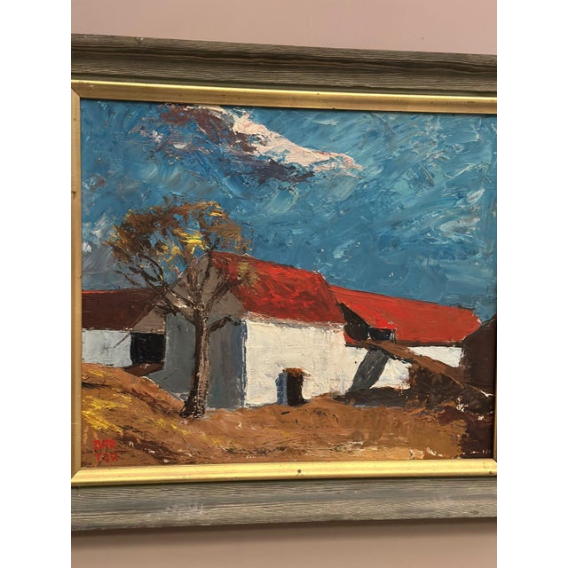 Bartja Björklund, Barn, 1960s, Oil on Panel, Framed For Sale - Image 8 of 18