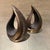 Copper Ben Seibel Copper Teardrop Flame Bookend Set by Jenfred Ware, 1950s For Sale - Image 8 of 8