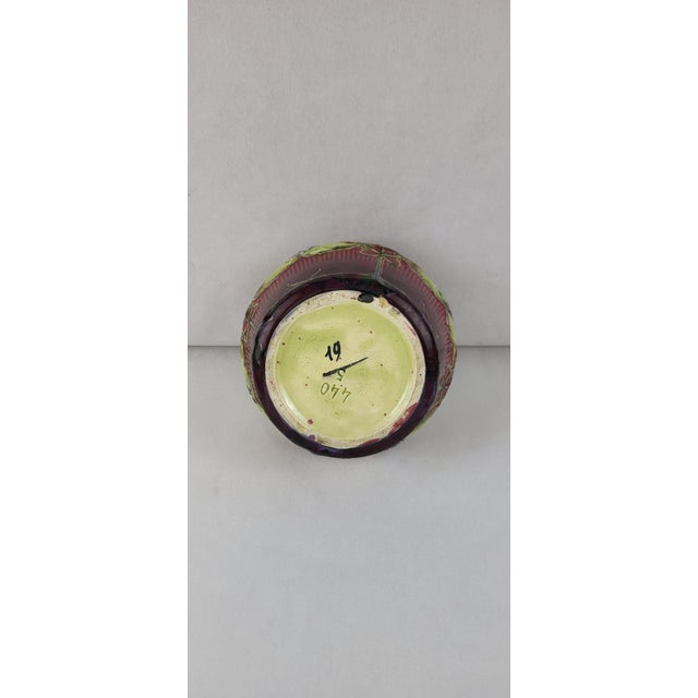 Ceramic Art Nouveau Slip Planter, 1890s For Sale - Image 7 of 9