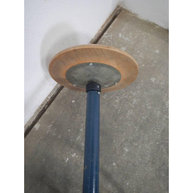 Wood Vintage Five-Legged Stool, 1970s For Sale - Image 7 of 9