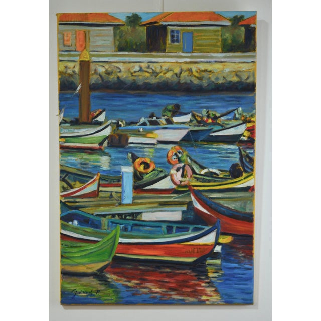 Patrice Guiraud, City of Aveiro, Portugal, 2019, Oil on Canvas For Sale - Image 9 of 9
