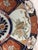 Japanese Pair Imari Porcelain Chargers W/Four Hand Painted Panels and Scalloped Edges For Sale - Image 3 of 12