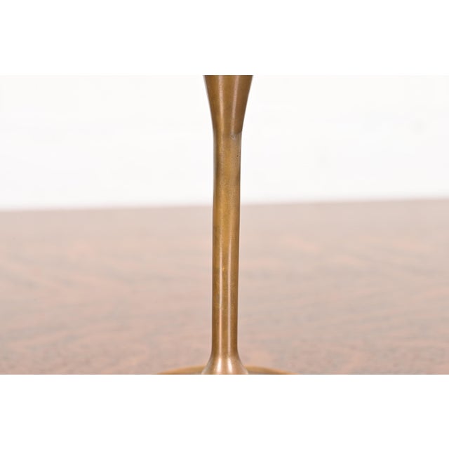 Metal Tiffany Studios New York Bronze Candlestick, Circa 1910 For Sale - Image 7 of 12