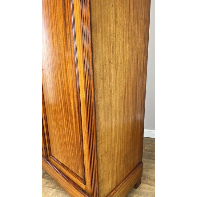 Antique French Carved Mahogany 2-Door Armoire For Sale - Image 13 of 18