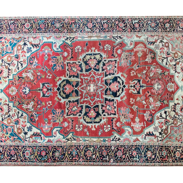 This late 19th-century Serapi rug is, without question, one of the finest weve come across in years. The central...