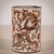 Fine chineese crackleware brush pot with dragon design. Signed below top rim. Artist name: unknown at present approx date:...