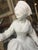 Marie Antoinette style Woman Figurine Statue White French vintage Bisque Porcelain Signed by SEVRES. Original vintage box...