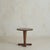 Mid-Century Modern French Round Wood Pedestal Accent Table, 1950s For Sale - Image 3 of 11