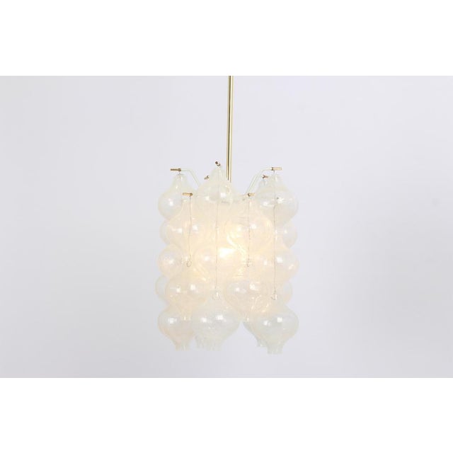 Small Tulipan Glass Pendant attributed to Kalmar, Austria, 1960s For Sale - Image 17 of 18