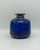 Vintage Hand-Blown Cobalt Blue Scavo Murano Glass Vase from Seguso Vetri D'Arte, 1980s For Sale - Image 11 of 13