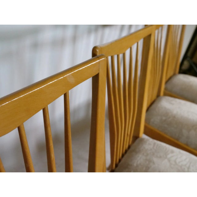 Wood Mid-Century Wooden Dining Chairs, 1960s, Set of 4 For Sale - Image 7 of 10