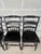 Mid 20th Century Nichols & Stone Black Harvest Inn Style Side Chairs - Set of 6 For Sale - Image 5 of 16