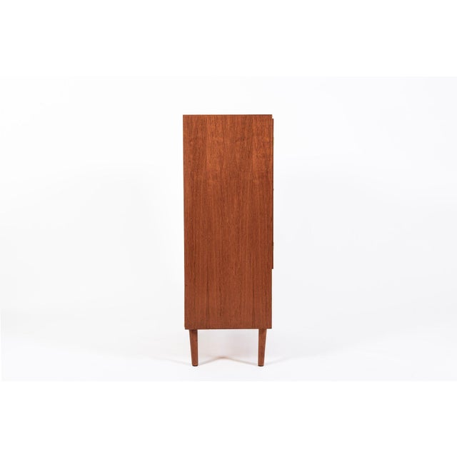 Mid Century Danish Teak Wood Storage or Bar Cabinet For Sale - Image 11 of 12