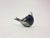Hand blown blue glass bird by Art Glass Team, Finland This piece has an attribution mark, I am sure that it is completely...