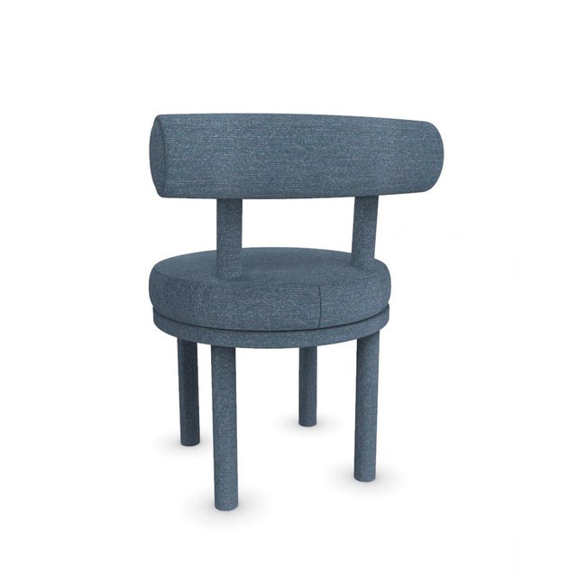 Moca Chair in Tricot Seafoam Fabric by Studio Rig for Collector For Sale - Image 4 of 6