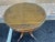 Late 20th Century Vintage Regency Style Mahogany Carved Round Table With Glass Top For Sale - Image 10 of 11