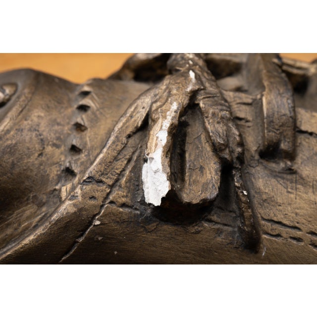 Oversized Painted Plaster Shoe Store Display Form For Sale In Chicago - Image 6 of 9