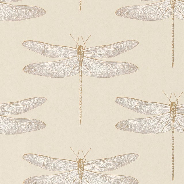Harlequin Demoiselle Wallpaper in Shell - a Sample For Sale