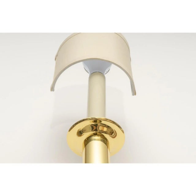 Jules Leleu Style Brass Sconces - a Pair For Sale - Image 10 of 13