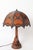 Wood Black Forest Table Lamp with Handcrafted Dwarf and Magic Mushrooms, Germany, 1920s For Sale - Image 7 of 18