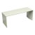 Custom Design White Lacquered Side Table For Sale