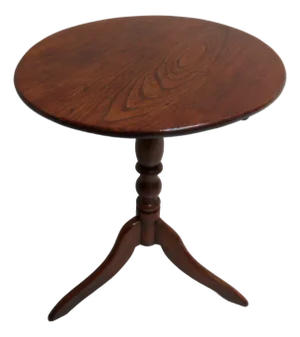Antique Round Tilt Top Sidetable
