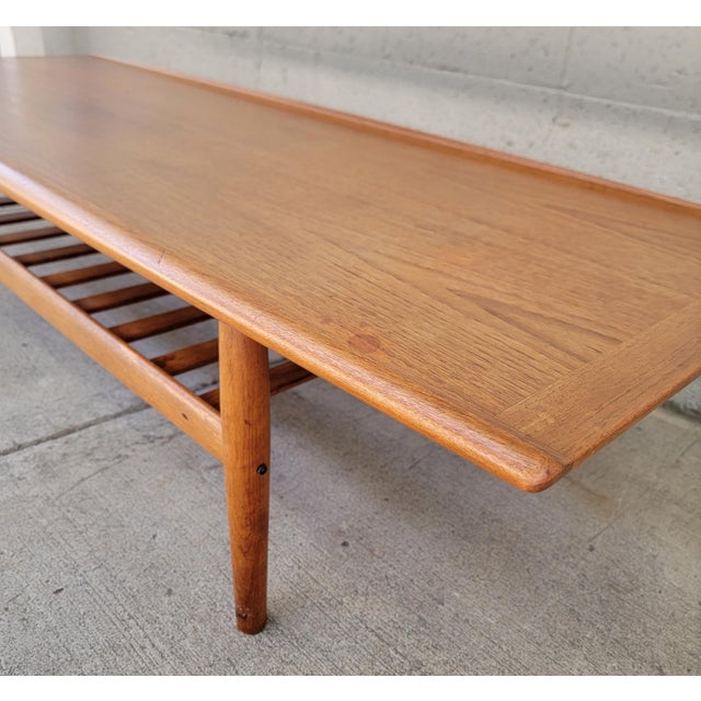 1960s Grete Jalk Teak Danish Modern Coffee Table For Sale - Image 5 of 18