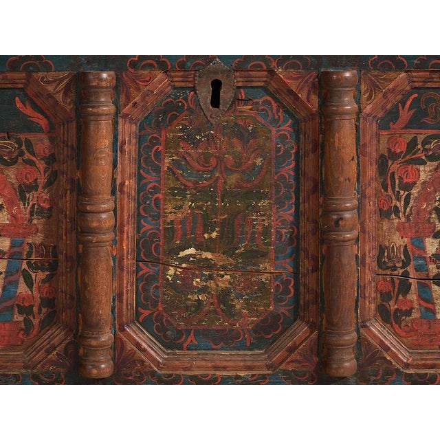 Hand Painted Trunk, 1847 For Sale - Image 18 of 18