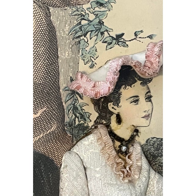 Early 20th Century French Antique La Mode Illustree Shadow Boxes For Sale In Salt Lake City - Image 6 of 12