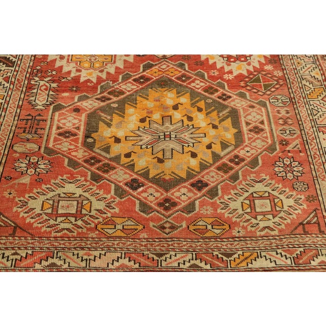 Late 20th Century Vintage Turkish Oushak Rug - 04'09 X 10'02 For Sale - Image 4 of 8