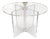 Vintage Acrylic Glass and Crystal Table, 1970s For Sale