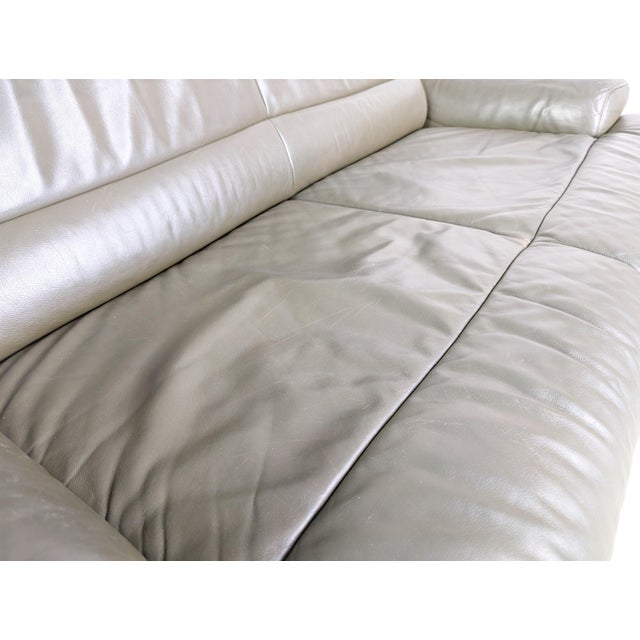 Brown DS 18 Two-Seater Sofa in Leather from De Sede For Sale - Image 8 of 10