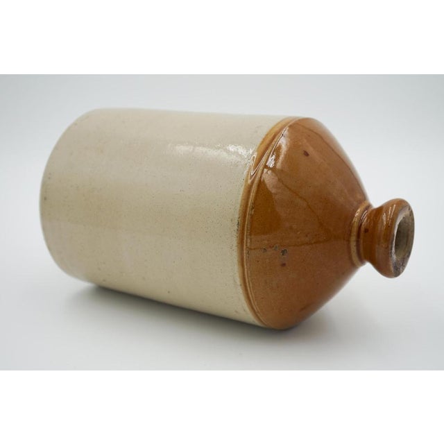 Gold English Stoneware Jug Flower Vase For Sale - Image 8 of 12