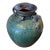 1970s Italian Green Ceramic Vase For Sale