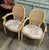 Pair Fratelli Boffi Italy ~ Louis XVI Cane Back Arm Chairs For Sale - Image 11 of 11