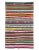 Textile Colorful Striped Vintage Kilim Rug For Sale - Image 7 of 7