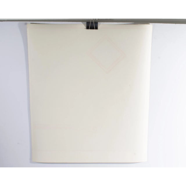 Paper Signed 1980s Abstract Mixed Media Paintingst Harry Hilson For Sale - Image 7 of 8