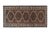 Kurdish Hand-Knotted Distressed Tribal Runner 4'4'' X 8'7'' 52.3" x 103.1" / 133 x 262 Cm Hand woven with high quality...