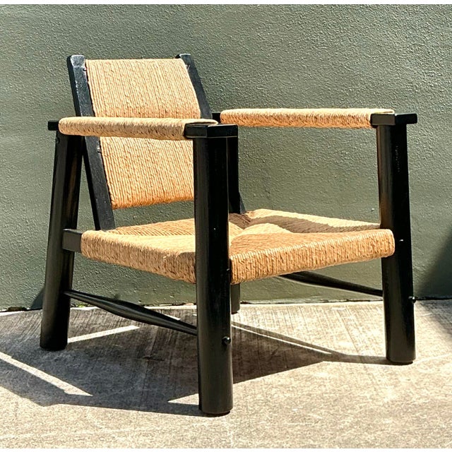 Vintage Ralph Lauren Left Bank Safari Chair For Sale - Image 10 of 12