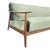 Olive Mid-Century Modern Three-Seater Sofa in Teak For Sale - Image 8 of 12