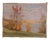 René Martin, Paysage d'automne et vue sur le lac, 1930, Oil on Canvas For Sale