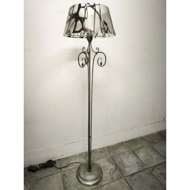 Floor Lamp with Murano Glass, 1980s For Sale - Image 14 of 15