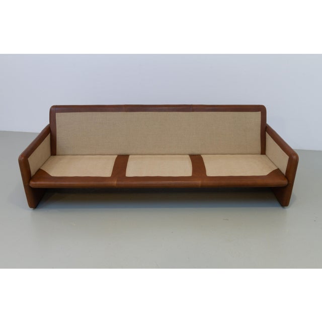 DS-16 3-Seater Sofa in Brown Leather from de Sede, 1970s For Sale - Image 14 of 18